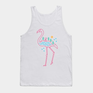 Flamingo Paradise Tank Top